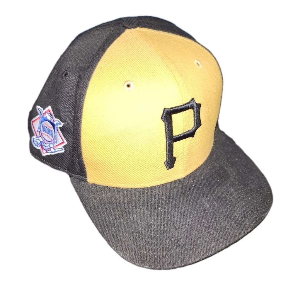 Pittsburgh Pirates MLB Forty Seven Brand Snapback Hat Cap Black Yellow‎